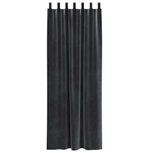 Zatemňovací závěsy 2 pcs Tmavě šedá 140 x 245 cm samet - obrázek 4