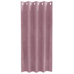Zatemňovací závěsy 2 pcs Tmavě růžová 140 x 175 cm samet - obrázek 4