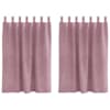 vidaXL Kardinaid 2 tk Tumepink 140 x 140 cm Samet