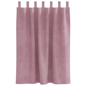 Zatemňovací závěsy 2 pcs Tmavě růžová 140 x 140 cm samet - obrázek 4