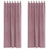 vidaXL Kardinaid 2 tk Tumepink 140 x 260 cm Samet
