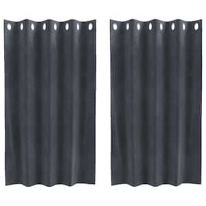 vidaXL Pimendavad kardinad 2 tk Helehall 140 x 140 cm Samet