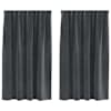 vidaXL Kardinaid 2 tk Helehall 140 x 140 cm Samet