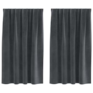 vidaXL Pimendavad kardinad 2 tk Helehall 140 x 140 cm Samet