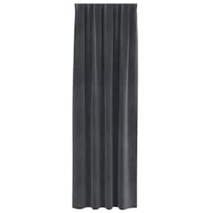 Zatemňovací závěsy 2 pcs Světle šedá 140 x 260 cm samet - obrázek 4