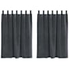 vidaXL Kardinaid 2 tk Helehall 140 x 140 cm Samet