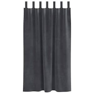 Zatemňovací závěsy 2 pcs Světle šedá 140 x 175 cm samet - obrázek 4