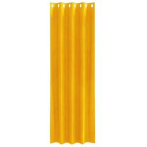 Zatemňovací závěsy 2 pcs Hořčicově žlutá 140 x 260 cm samet - obrázek 4