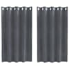 vidaXL Kardinaid 2 tk Helehall 140 x 140 cm Samet