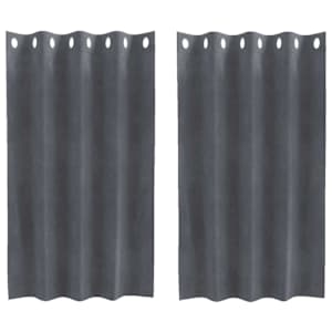 vidaXL Pimendavad kardinad 2 tk Helehall 140 x 140 cm Samet