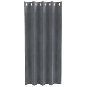 Zatemňovací závěsy 2 pcs Světle šedá 140 x 175 cm samet - obrázek 5