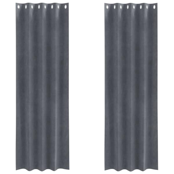 vidaXL Pimendavad kardinad 2 tk Helehall 140 x 225 cm Samet