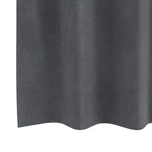 Zatemňovací závěsy 2 pcs Světle šedá 140 x 260 cm samet - obrázek 6