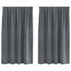 vidaXL Kardinaid 2 tk Helehall 140 x 140 cm Samet