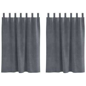 vidaXL Pimendavad kardinad 2 tk Helehall 140 x 140 cm Samet