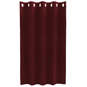 Zatemňovací závěsy 2 pcs Víno Červené 140 x 140 cm samet - obrázek 4