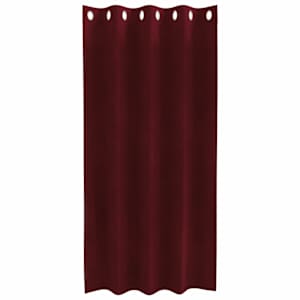 Zatemňovací závěsy 2 pcs Víno Červené 140 x 175 cm samet - obrázek 4