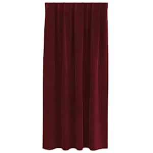 Zatemňovací závěsy 2 pcs Víno Červené 140 x 175 cm samet - obrázek 4