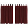 vidaXL Kardinaid 2 tk Veinpunane 140 x 140 cm Samet