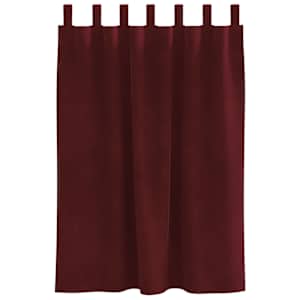 Zatemňovací závěsy 2 pcs Víno Červené 140 x 140 cm samet - obrázek 5