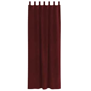 Zatemňovací závěsy 2 pcs Víno Červené 140 x 225 cm samet - obrázek 4