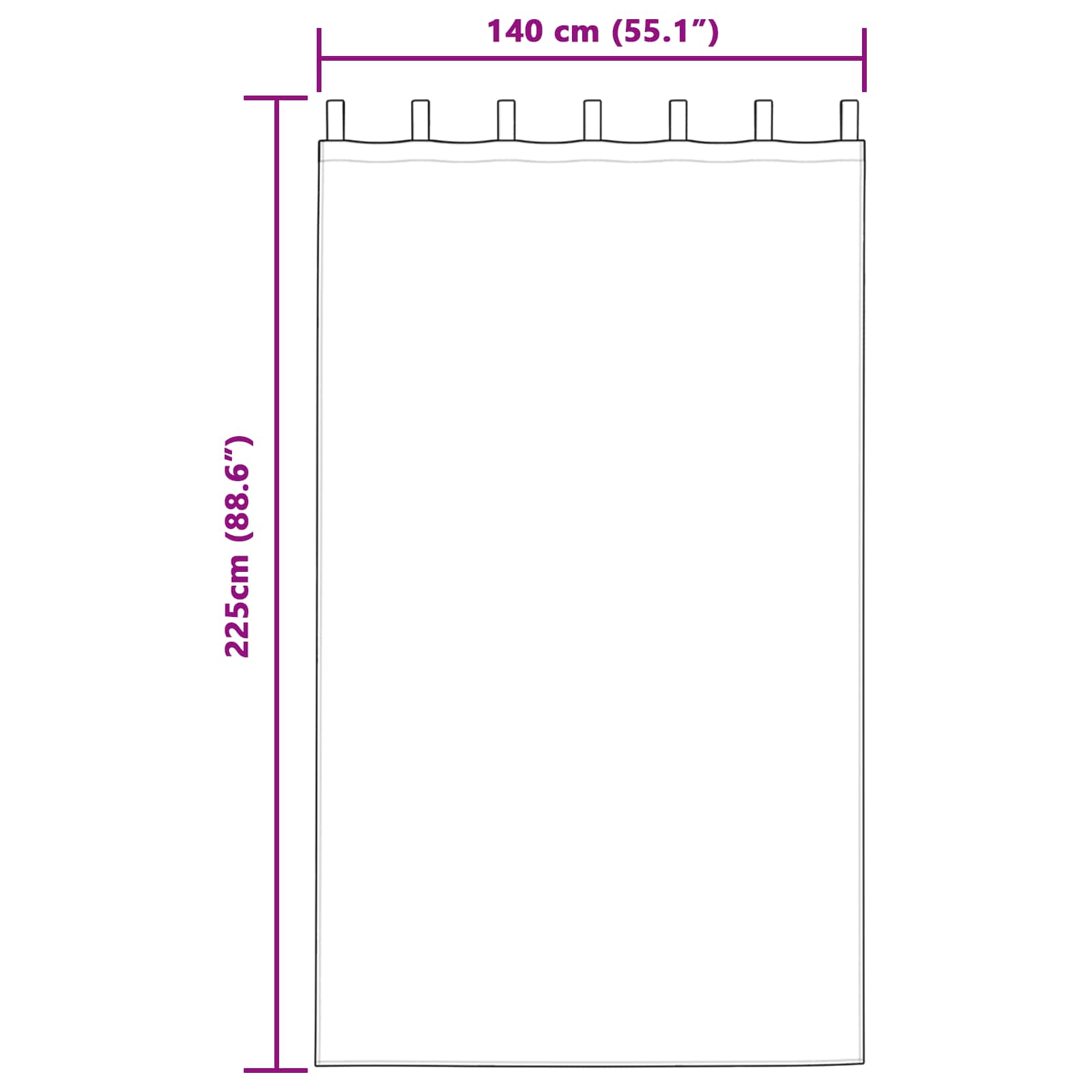 Verduisterende gordijnen 2 pcs Wijnrood 140 x 225 cm Fluweel image 6