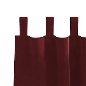 Zatemňovací závěsy 2 pcs Víno Červené 140 x 260 cm samet - obrázek 5