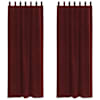vidaXL Kardinaid 2 tk Veinpunane 140 x 260 cm Samet