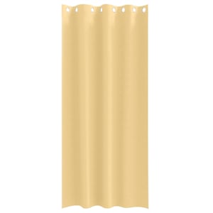 Závěsy na zatemnění s kroužky 2 pcs Béžová 245 x 140 cm - obrázek 4
