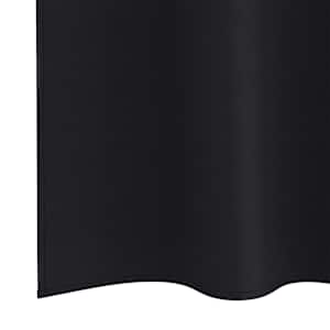 Závěsy na zatemnění s kroužky 2 pcs Černá 140 x 140 cm - obrázek 6