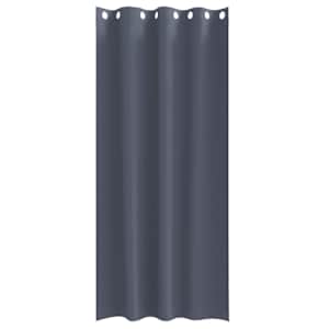 Závěsy na zatemnění s kroužky 2 pcs Antracit 245 x 140 cm - obrázek 4