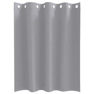 Závěsy na zatemnění s kroužky 2 pcs Světle šedá 140 x 140 cm - obrázek 4