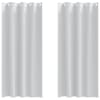 vidaXL Kardinad r&otilde;ngastega 2 tk Kahvatu Hall 245 x 140 cm Pol&uuml;ester