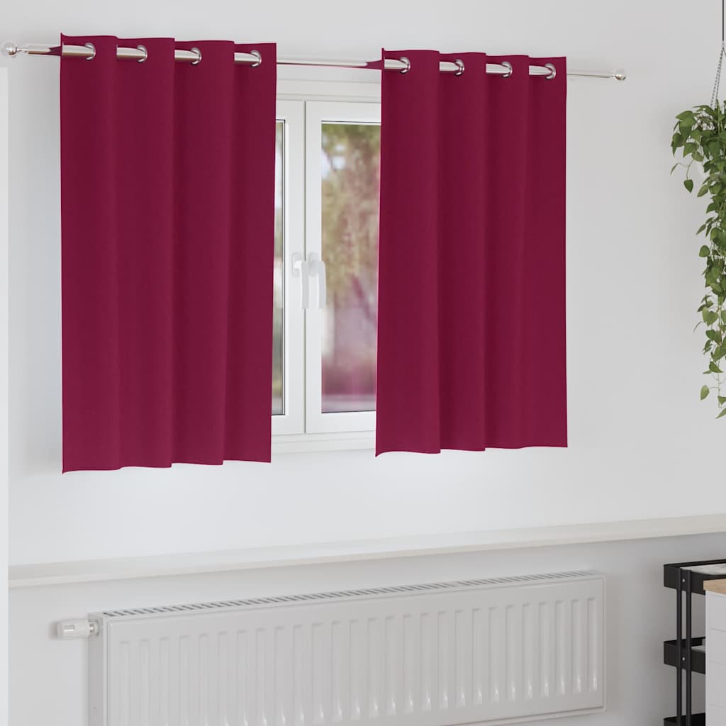 Kardinaid kardinatega 2 pcs Veinpunane 140 x 140 cm Polüester