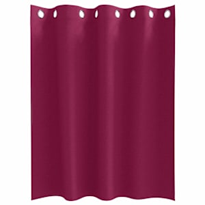 Závěsy na zatemnění s kroužky 2 pcs Víno Červené 140 x 140 cm - obrázek 4