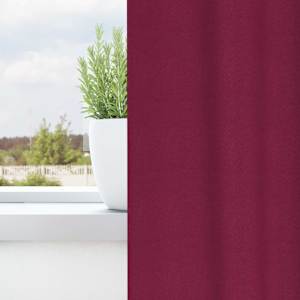Závěsy na zatemnění s kroužky 2 pcs Víno Červené 225 x 140 cm - obrázek 3