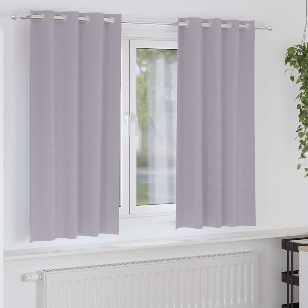 Kardinaid kardinatega 2 pcs Metallhall 175 x 140 cm Polüester