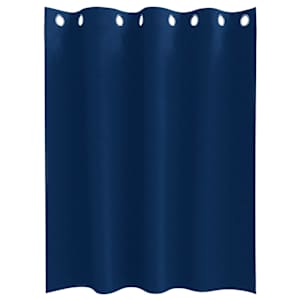 Závěsy na zatemnění s kroužky 2 pcs Tmavě modrá 140 x 140 cm - obrázek 4