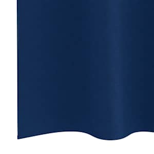 Závěsy na zatemnění s kroužky 2 pcs Tmavě modrá 260 x 140 cm - obrázek 6