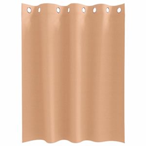 Závěsy na zatemnění s kroužky 2 pcs Světle hnědá 140 x 140 cm - obrázek 4