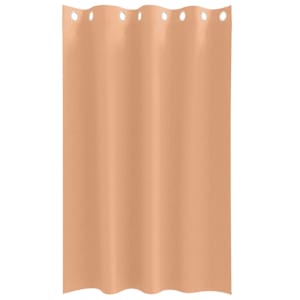 Závěsy na zatemnění s kroužky 2 pcs Světle hnědá 175 x 140 cm - obrázek 4