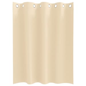 Závěsy na zatemnění s kroužky 2 pcs Krémová 140 x 140 cm - obrázek 4