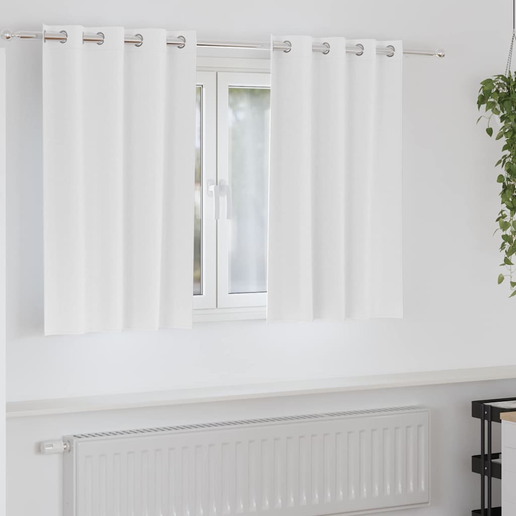 Kardinaid kardinatega 2 pcs Puhas valge 140 x 140 cm Polüester