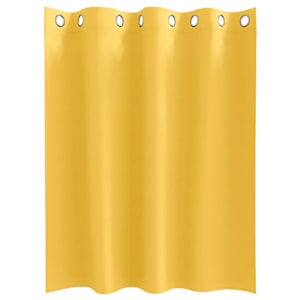 Závěsy na zatemnění s kroužky 2 pcs Hořčicově žlutá - obrázek 4