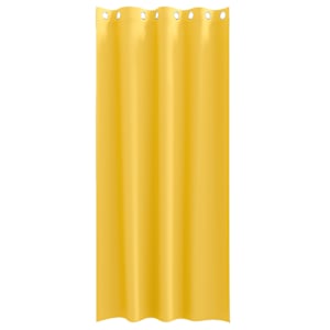 Závěsy na zatemnění s kroužky 2 pcs Hořčicově žlutá - obrázek 4