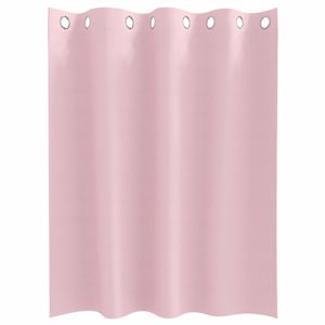 Závěsy na zatemnění s kroužky 2 pcs Bledě růžová 140 x 140 cm - obrázek 4
