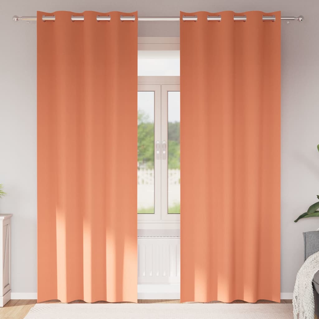 Kardinaid kardinatega 2 pcs Terrakota 260 x 140 cm Polüester
