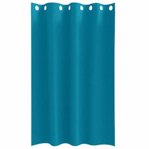 Závěsy na zatemnění s kroužky 2 pcs Tyrkysová 175 x 140 cm - obrázek 4