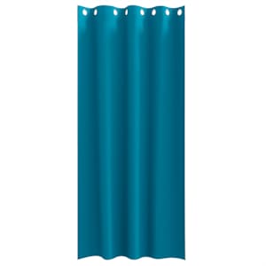 Závěsy na zatemnění s kroužky 2 pcs Tyrkysová 225 x 140 cm - obrázek 4