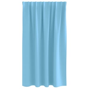 Závěsy na zatemnění s kroužky 2 pcs Světle modrá 140 x 140 cm - obrázek 4